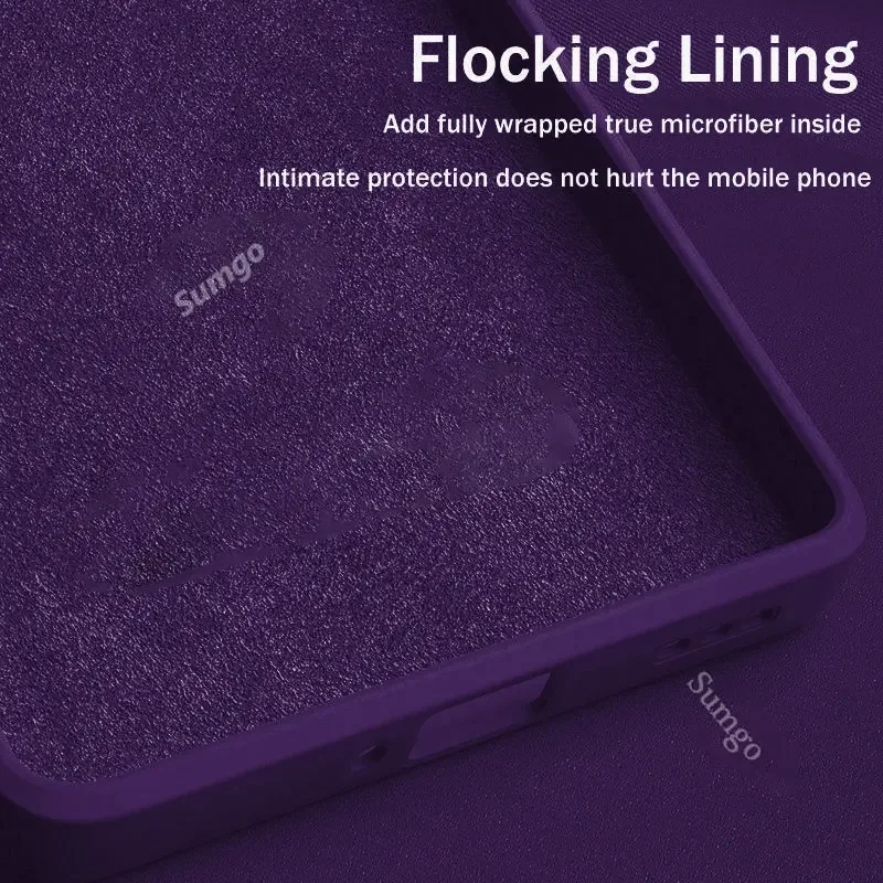 Original Liquid Silicone Case For Samsung Galaxy S24 S23 S22 S21 S20 Ultra Plus Fe A54 A73 A53 A52 5G 4G Cover