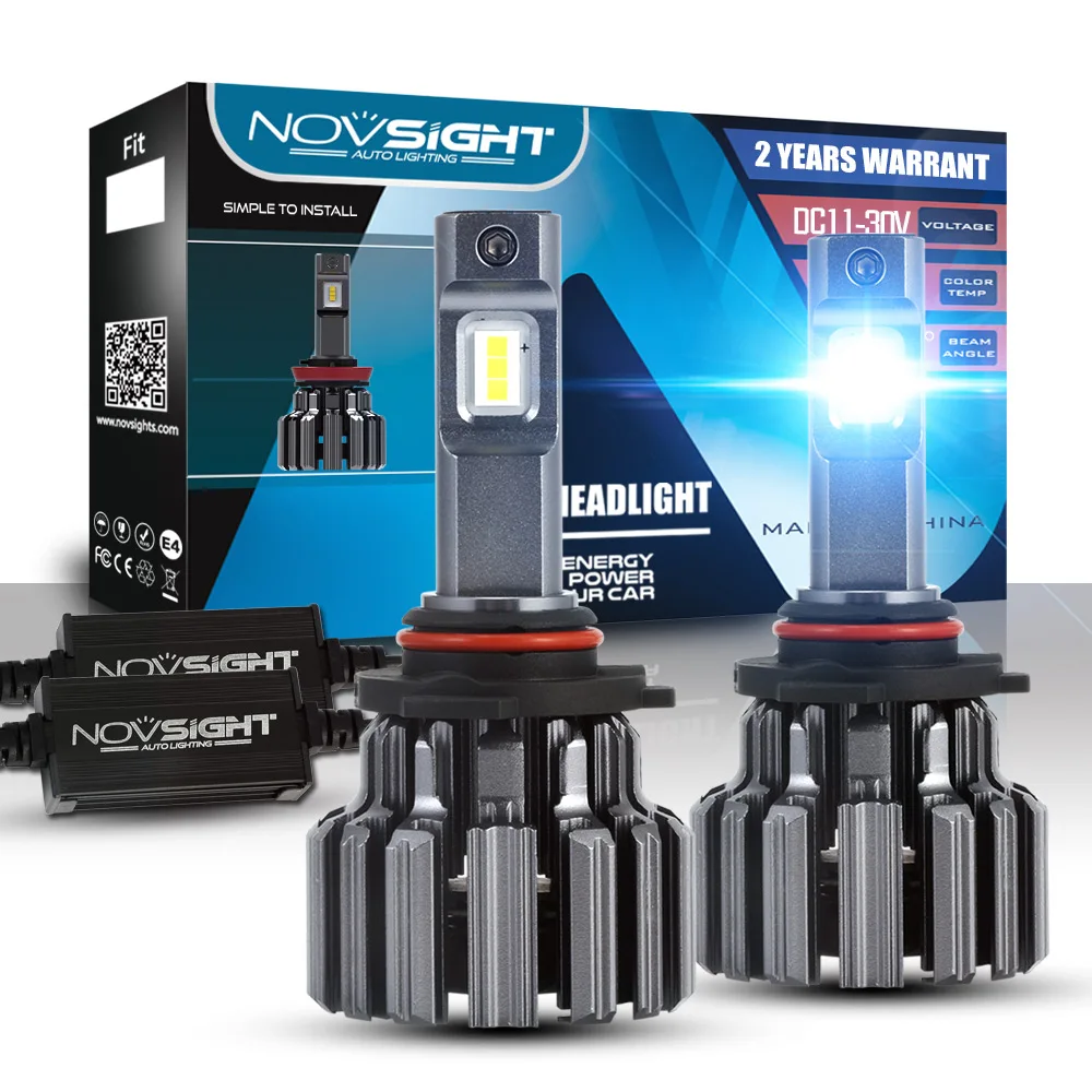 NOVSIGHT A397 H4 LED Headlight For Car H7 LED H11 9005 HB3 9006 9003 6000K 7200LM 80W 9-32V LED Auto Headlamp Fog Light Bulbs