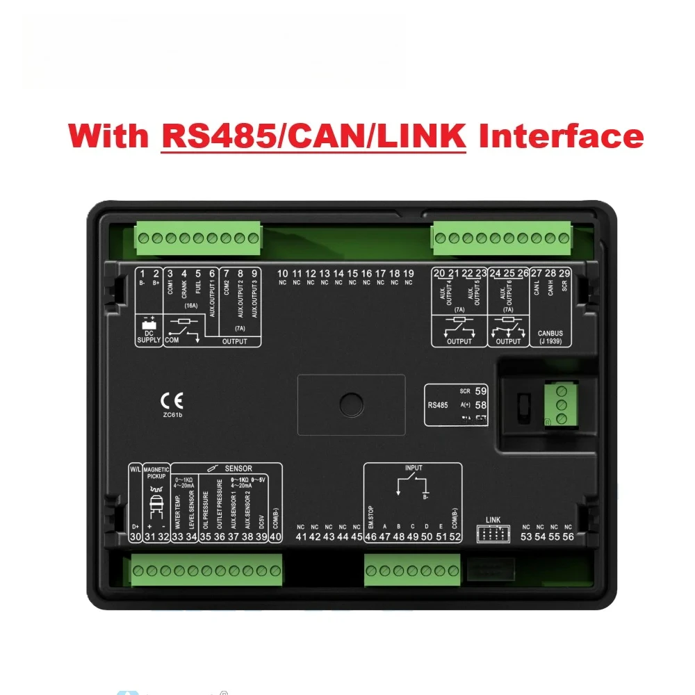 SmartGen APC615 Water Pump Unit Controller Control Module For EFI and non-EFI Engine With RS485 CAN LINK Interface