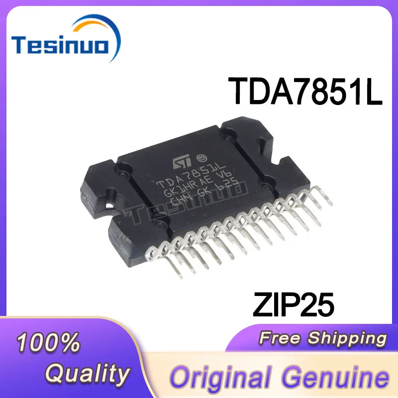 1-5/Uds nuevo módulo amplificador de potencia automotriz Original TDA7851L TDA7851 ZIP25 en Stock