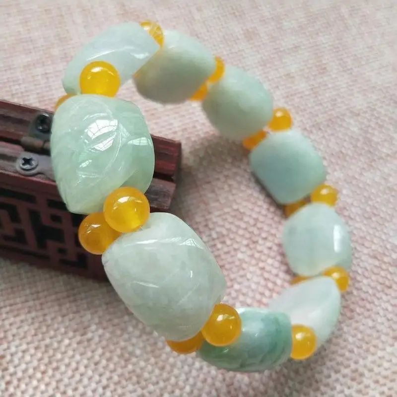 Natural Burmese JadeiteATurtle shell bracelet, jade turtle bracelet, turtle shell wealth amulet, unisex for men and women