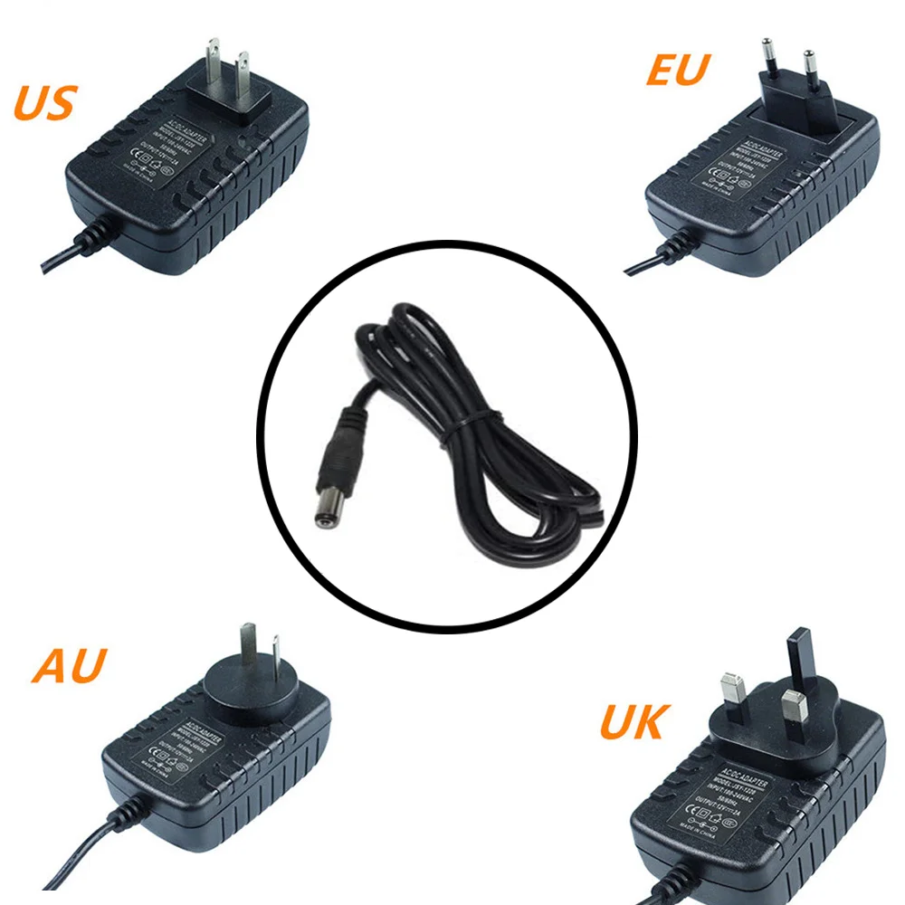 AC DC 220V To 5V 6V 12V 24V 1A 2A 3A  Power Adapter Supply 13V 15V 24V 1A 2A 3A  Power Adapters 5 12 24 V Volt for Led Strip