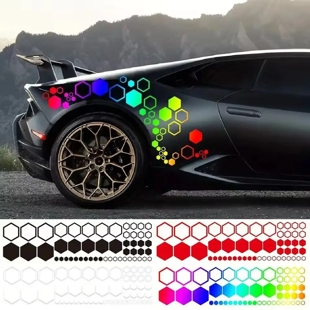 مقاوم للماء تعديل السيارة شارات السيارة الزخارف DIY بها بنفسك العالمي الفينيل مسدس العسل الشارات خطوط ديكور السيارة