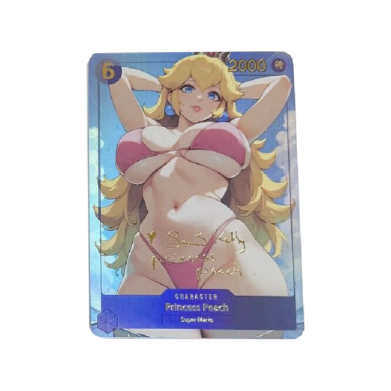 9Pcs/Set ACG Cards Robin Yor Forger Asuna Makime Swimsuit Series Self Made Anime Game Characters Collection DIY Flash Card Toys