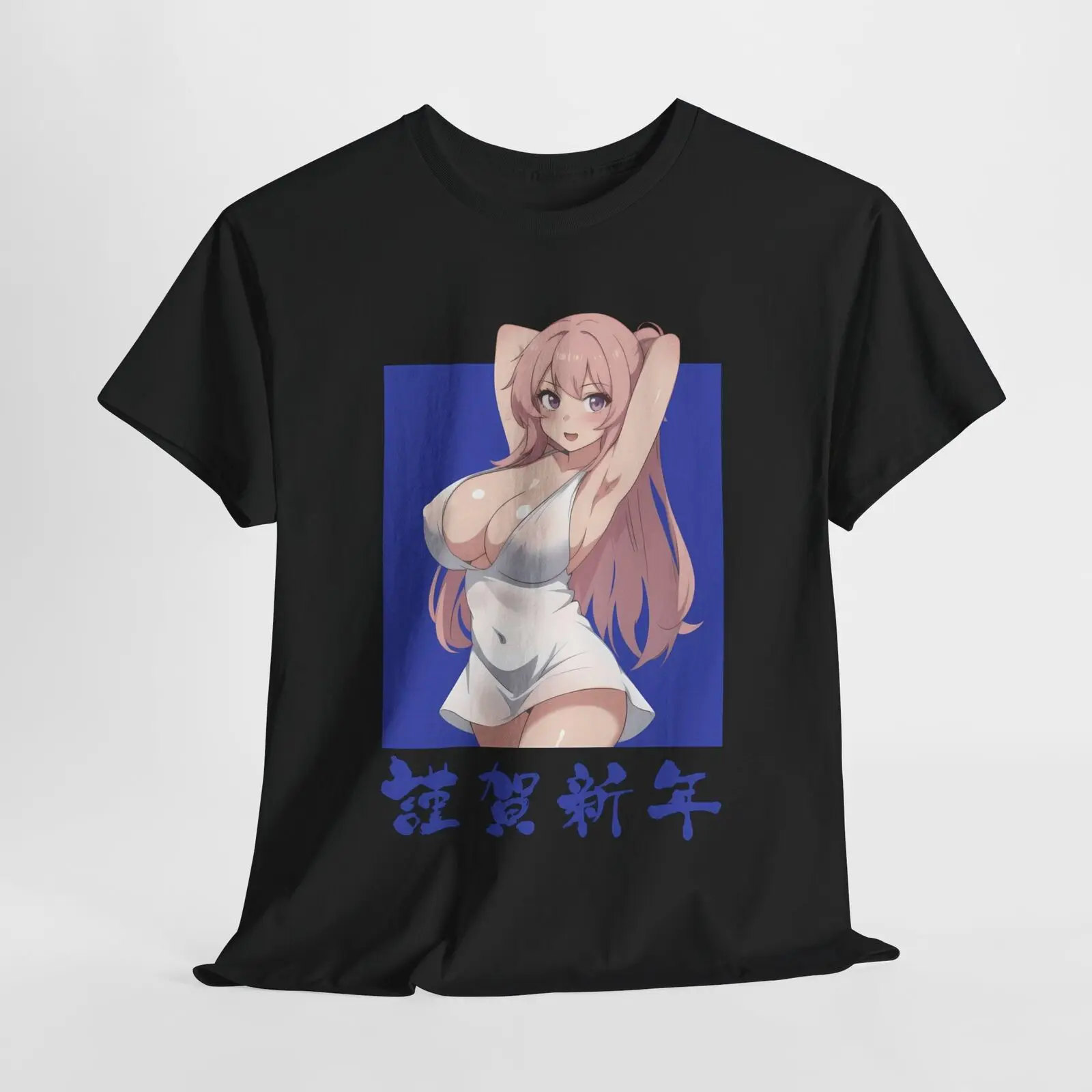 

Сексуальная футболка унисекс в стиле аниме Waifu, милая футболка для девочек-манга, идеальный подарок для друзей