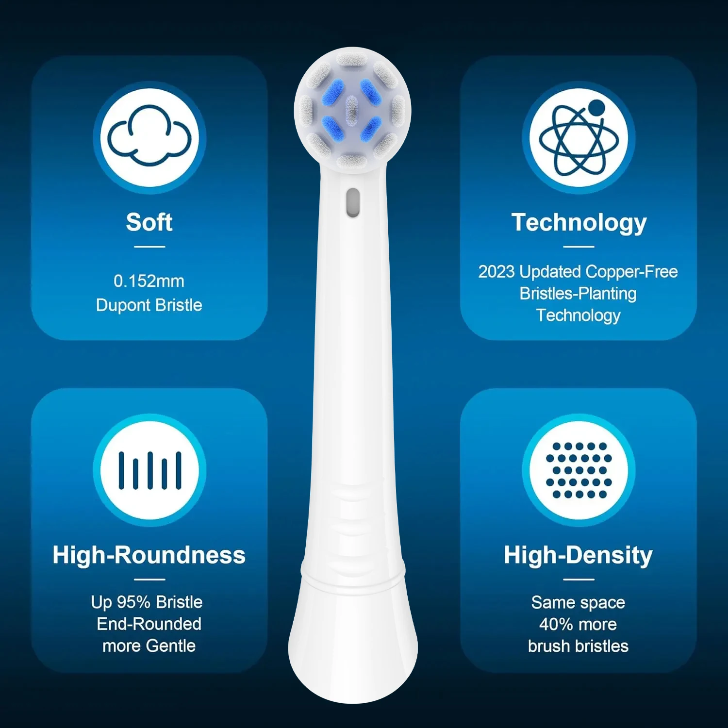 Compatible with Oral B IO Electric Toothbrush Replacement Toothbrush Brush Heads, Toothbrush Head for IO 2/3/4/5/6/7/8/9/10 image 4