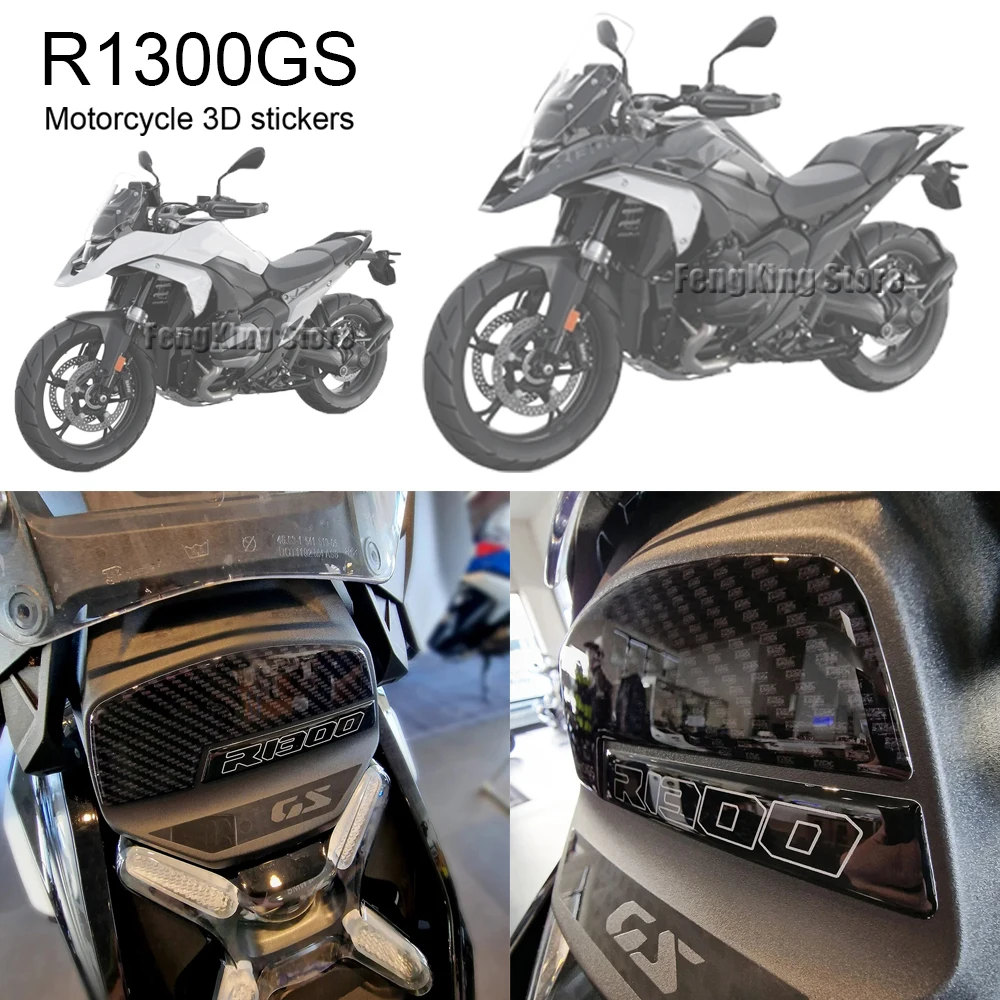 

Motorcycle 3D Resin Stickers Fairing Protection For BMW R1300GS R 1300 GS 2023 2024