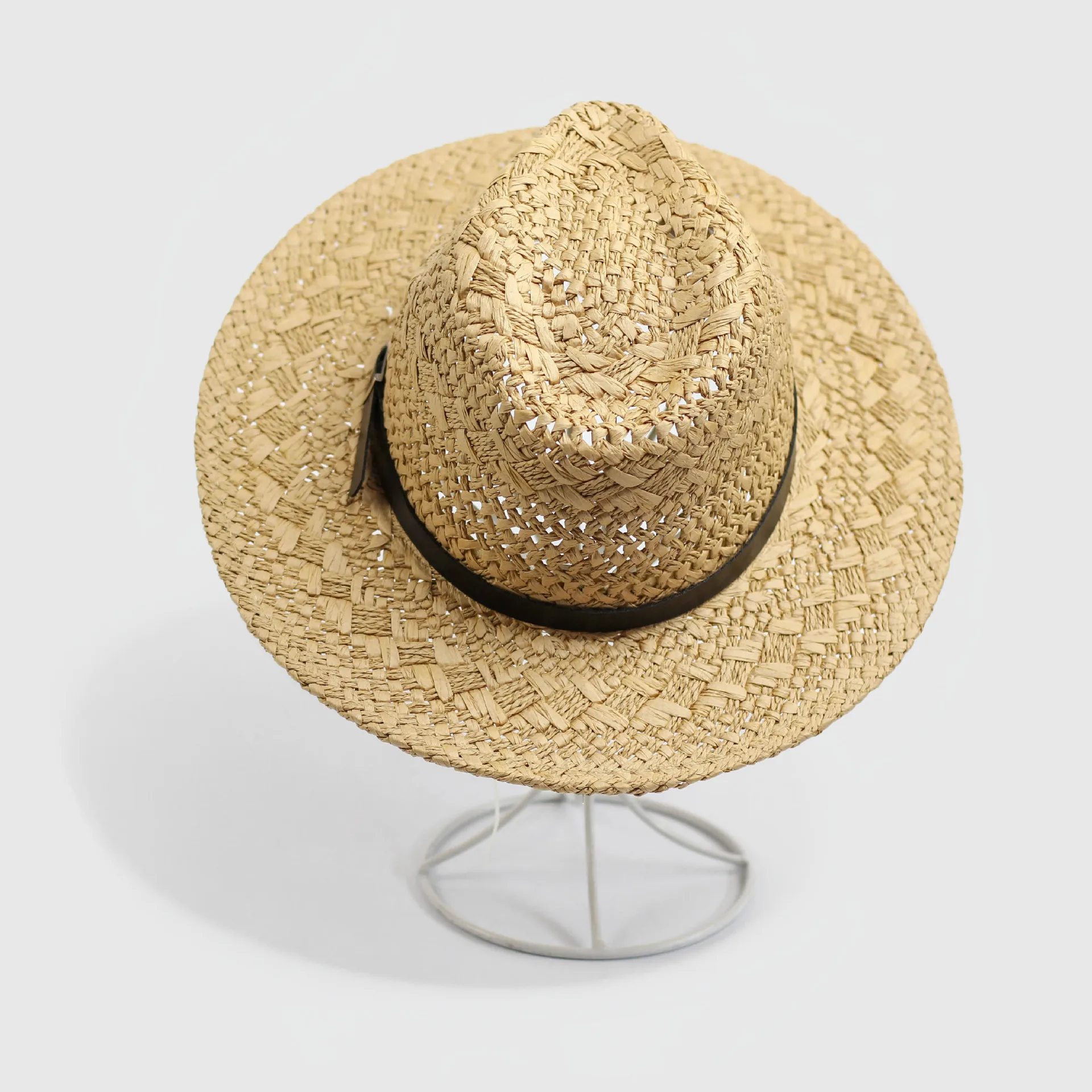 Vintage Straw Hat Summer Beach Sunshade Hat British Jazz Hollow Cap For Men Women Classic Cowboy Straw Cap Wholesale