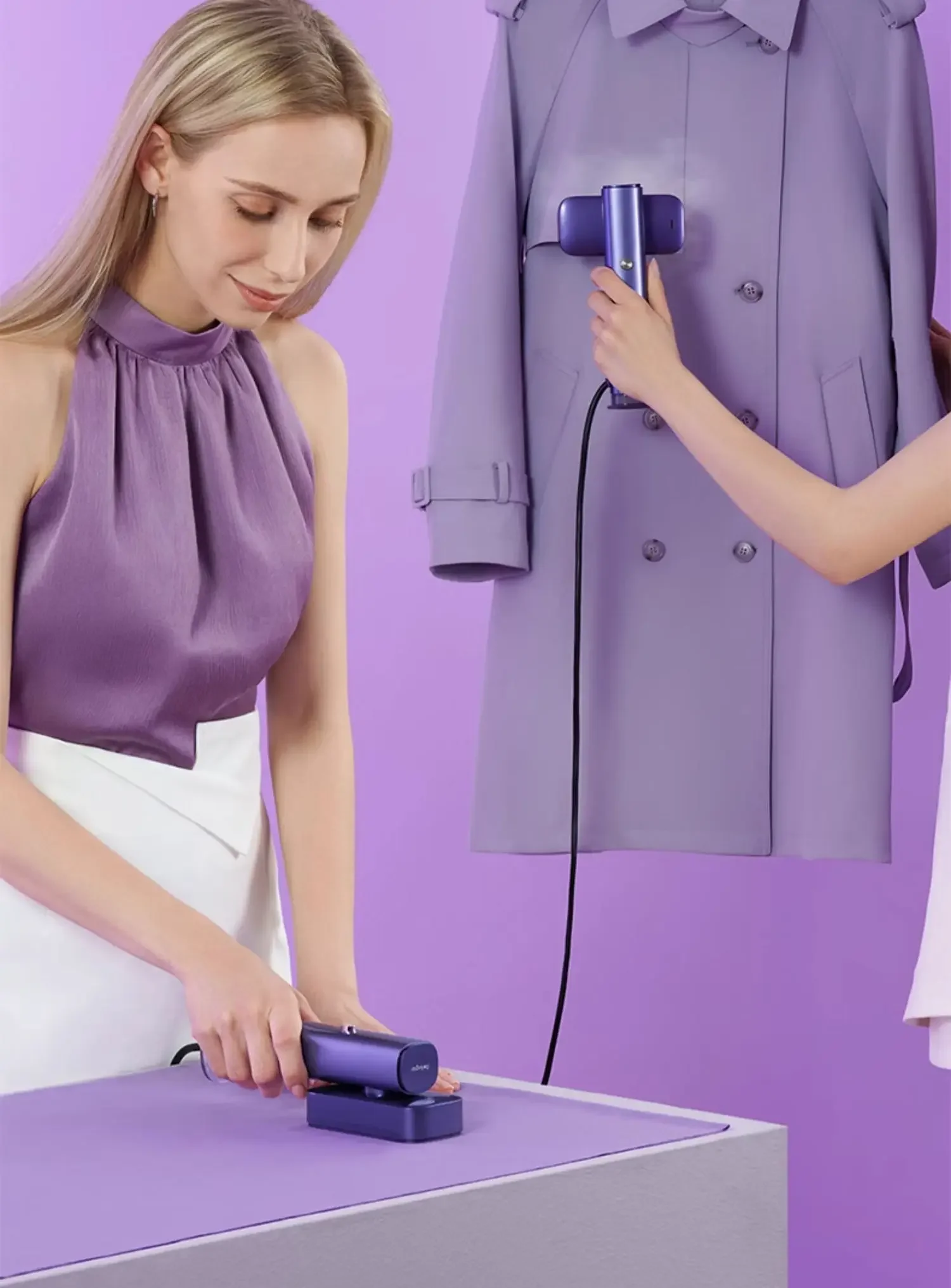 Ferro da stiro portatile 2024 nuova macchina da stiro per uso domestico piccolo ferro da stiro elettrico a vapore artefatto portatile