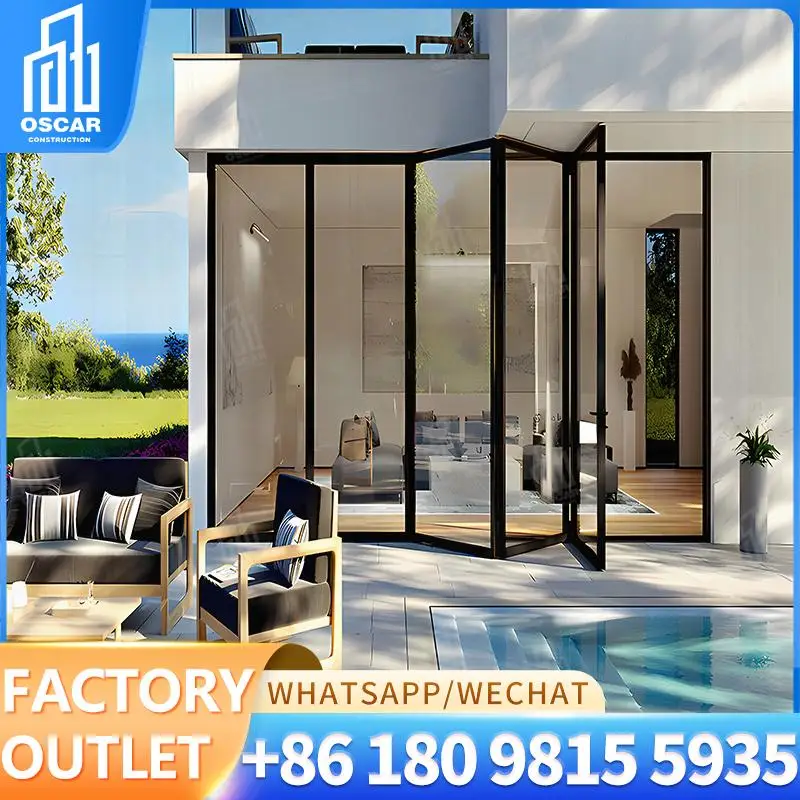 

Customizable Factory Made Folding Bifold Door Ideal for European Commercial Spaces Creative Solution Bifold Door