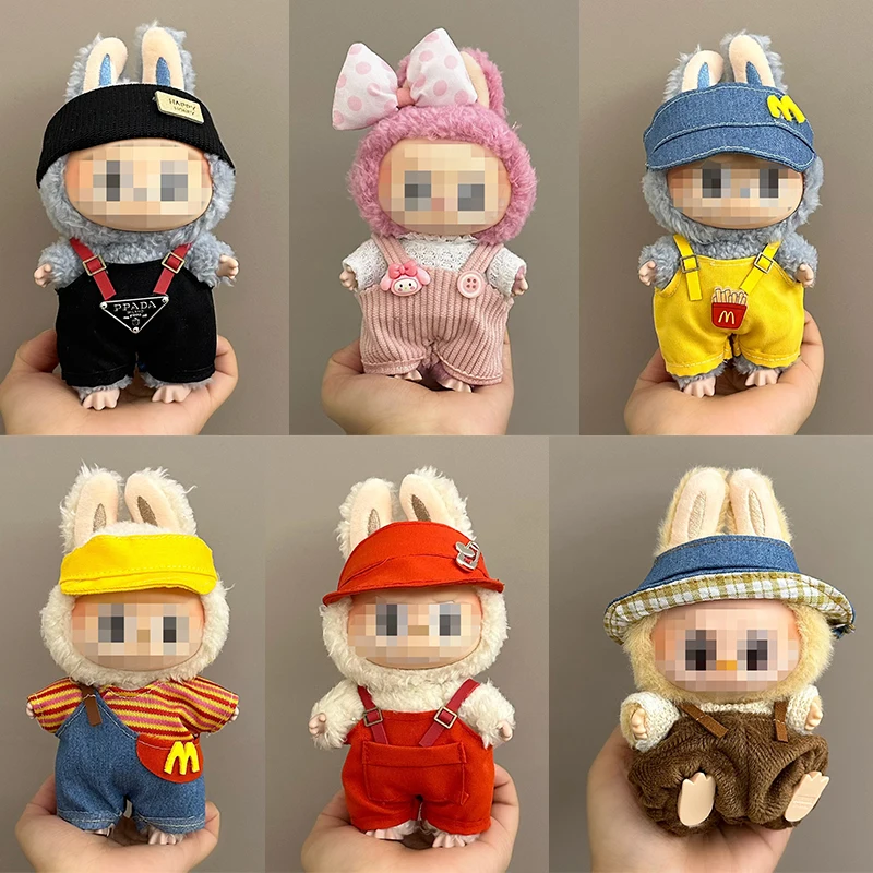 

Cute Doll Clothes Classic Dress Set Outfit Accessories for 17cm V2 Mini Dolls Clothing Girl Gift
