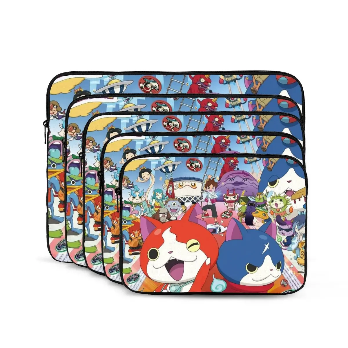 Yo Kai Watch Computer ipad Laptop Cover Case17 15 13 12 10 Inch Laptop Sleeve Bag Portable Cover Fundas Pouch