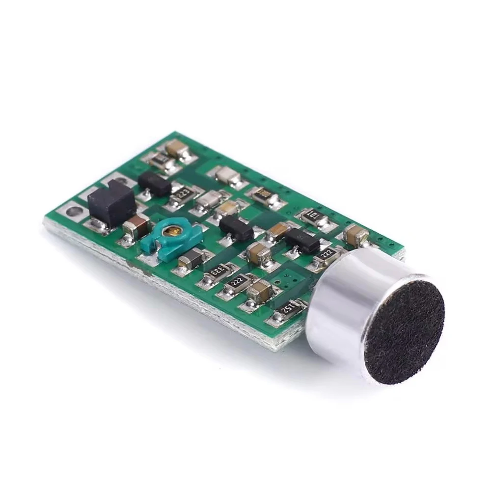 FM الارسال لاقط وحدة التقاط ميكروفون لاسلكي صغير MIC اللاسلكية جهاز إرسال سمعي FM انبعاث MIC الأساسية مجلس V4.0