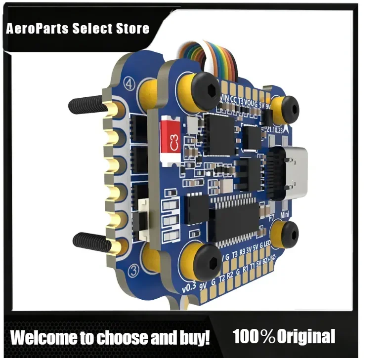 APStoreF7 Mini Flight Controller Stack Board 3-6S 20X20mm With 35A BLHeli_S 4IN1 ESC Support Wireless Tuning For FPV Dr-one