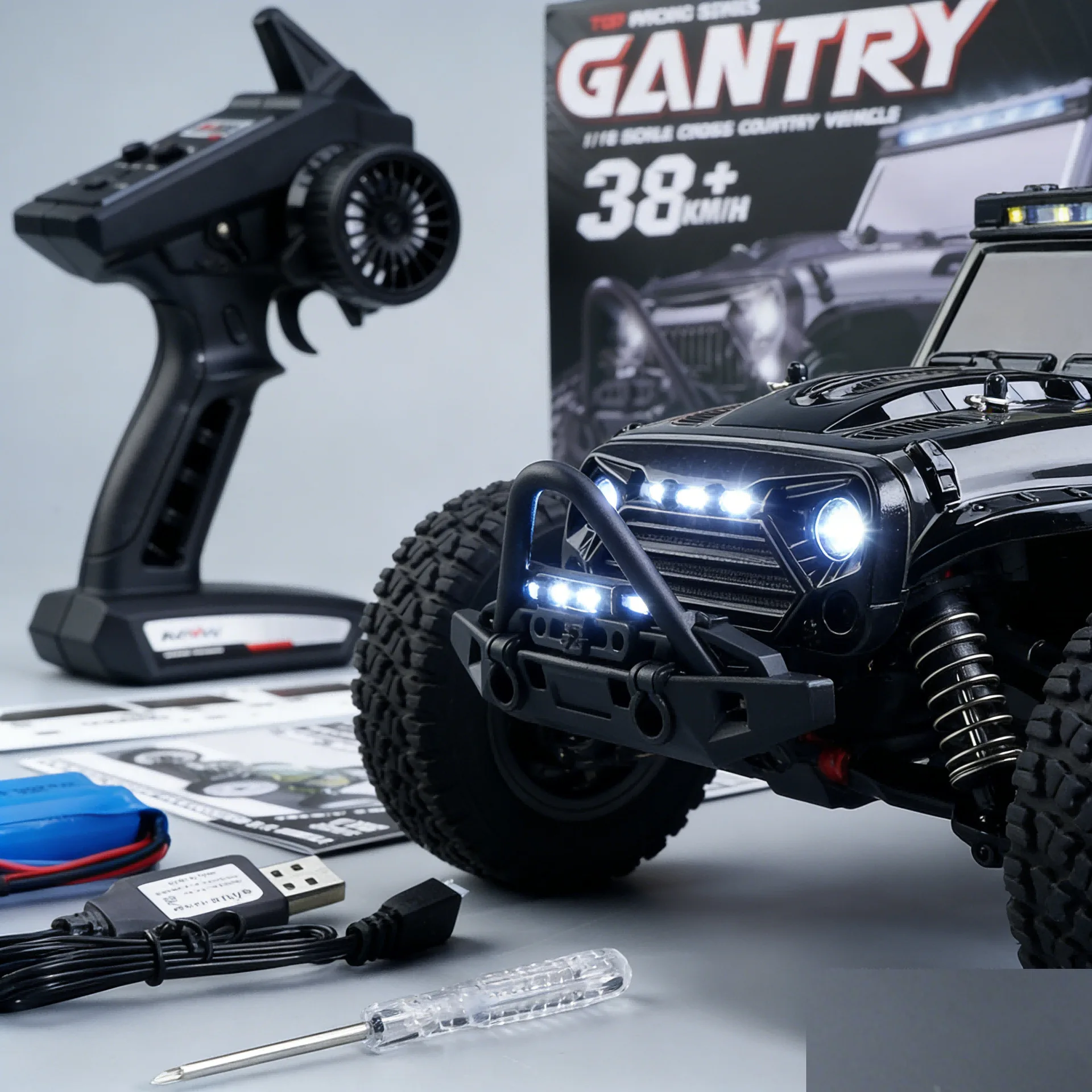 SUCHIYU 16103 Gantry 1:18 Scale Brushed RC Car 4WD 38+ KM/H High Speed Off Road Drift Rock Crawler Racing Toy For Adults