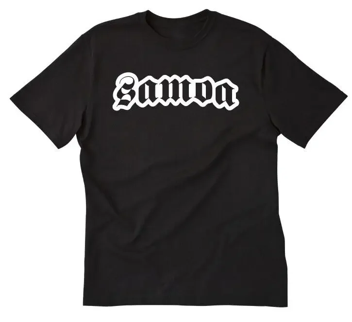 Samoa T-shirt Samoan American Samoa Tee Shirt Upolu Savai'i Gothic Design