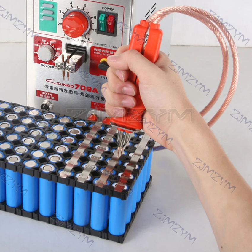 SUNKKO HB-70B Spot Solder ปากกา 18650 แบตเตอรี่มือถือจุดเชื่อมปากกาสําหรับ High Power จุดเชื่อมเครื่อง 709A 709AD 709AD +