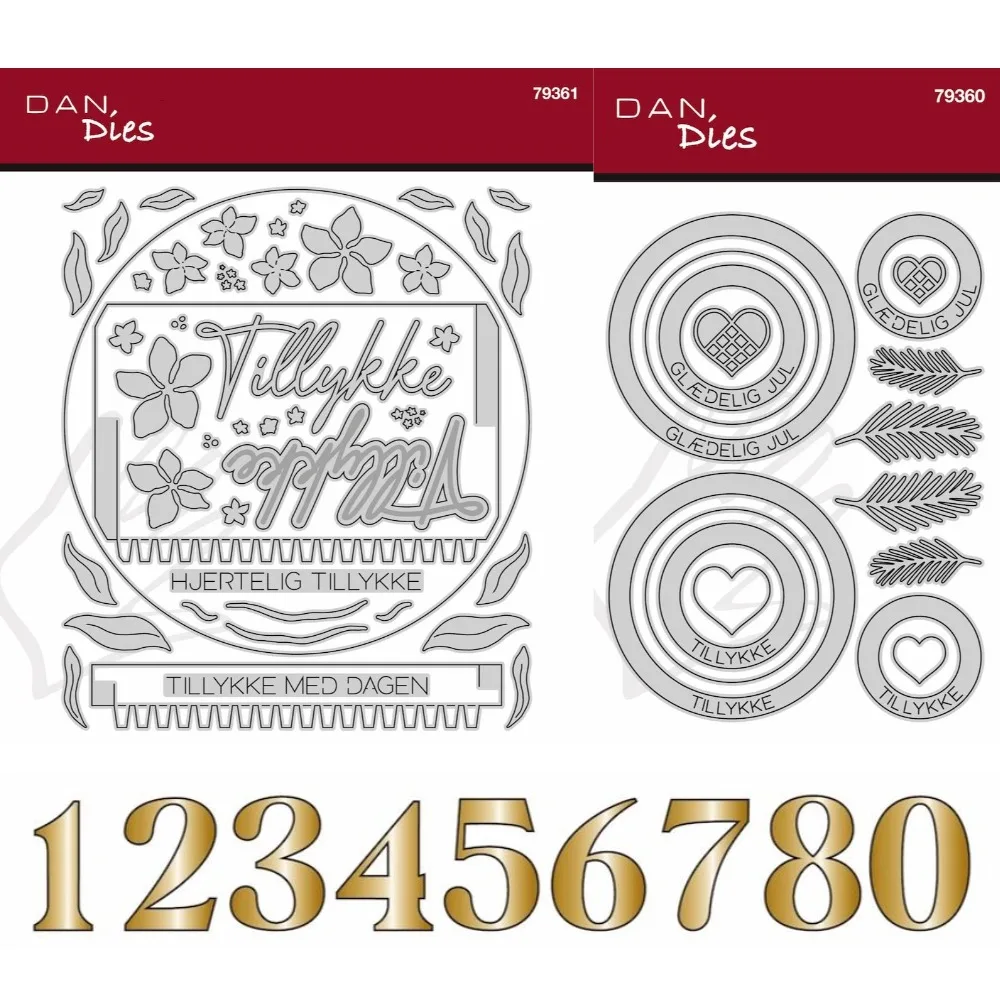 

Arabic numerals Metal Cutting Dies Scrapbook Diary Decoration Stencil Embossing Template DIY Greeting Card Handmade for 2025