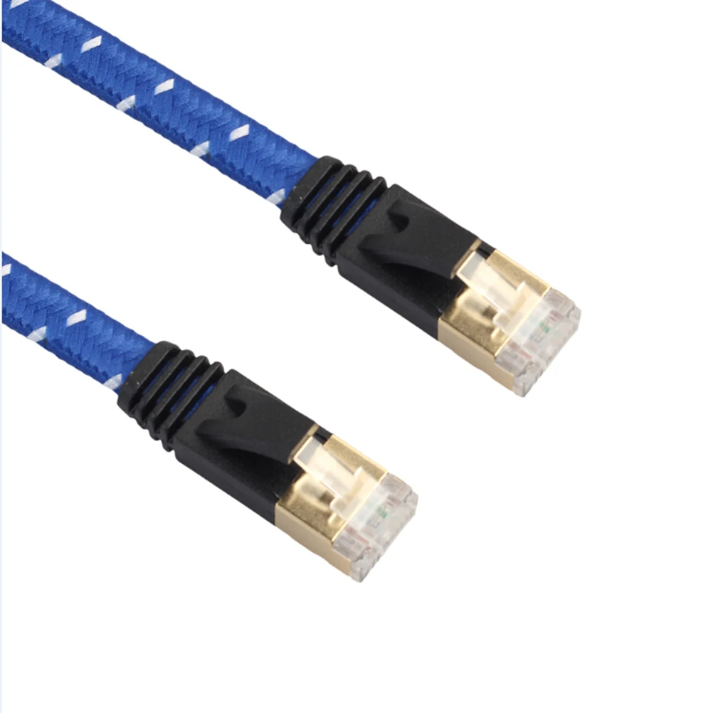 

Cat 7 Ethernet Cable 3.3ft Nylon Braided 10 Gigabit High Bandwidth Lan Cord for Network Router Modem Pc Printer Nas Poe