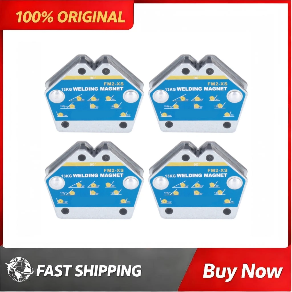 4Pcs Magnetic Welding Positioner FM2-XS Multi Angle Welding Tools  Metal Fabrication Boiler Stainless Steel Welding Working