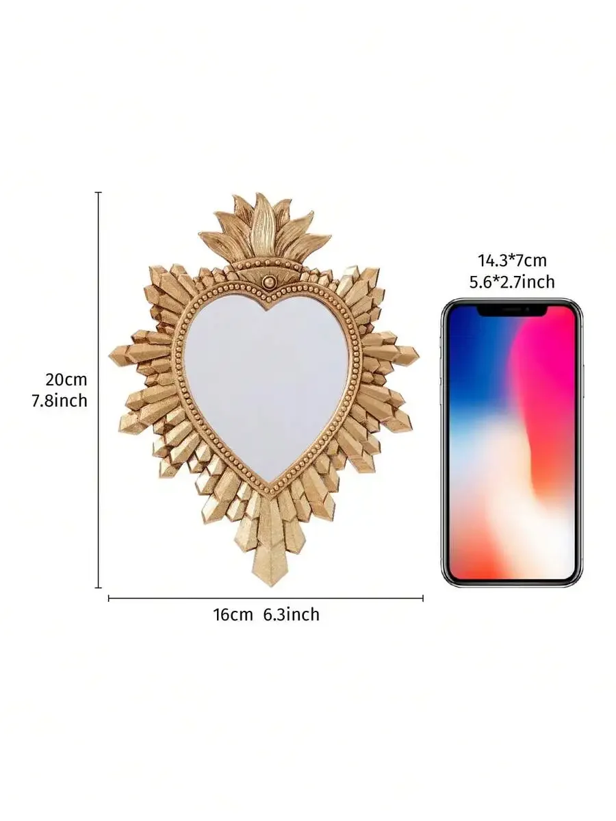 Gold & Black Sacred Heart Wall Ornament 3