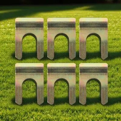 

6Pcs Car Oil Pipe Clamps Heavy Duty U-Shaped Iron Brake Line Positioning Clips Retainer Replacement Hose Metal Fixing Holders