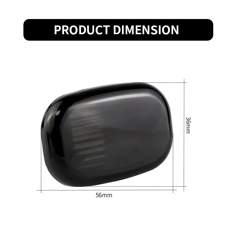 2PCS No Bulbs Fender Side Marker Light Covers Housing For Toyota Corolla Celica Caldina Camry Hilux Fielder Avensis Prius Runx