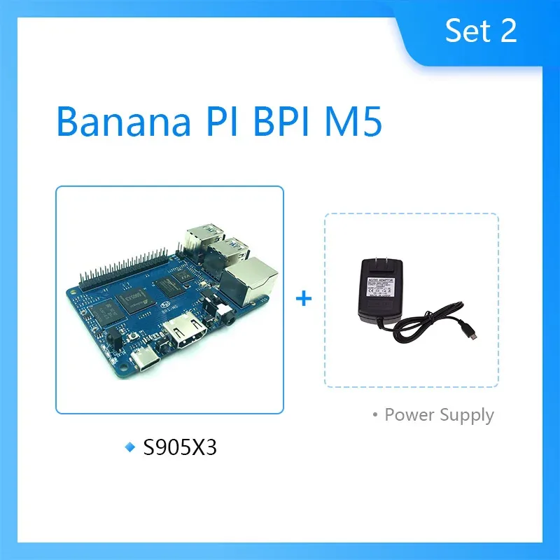 fBanana PI BPI M5 New Generation Single Board Computer Amlogic S905X3 Design