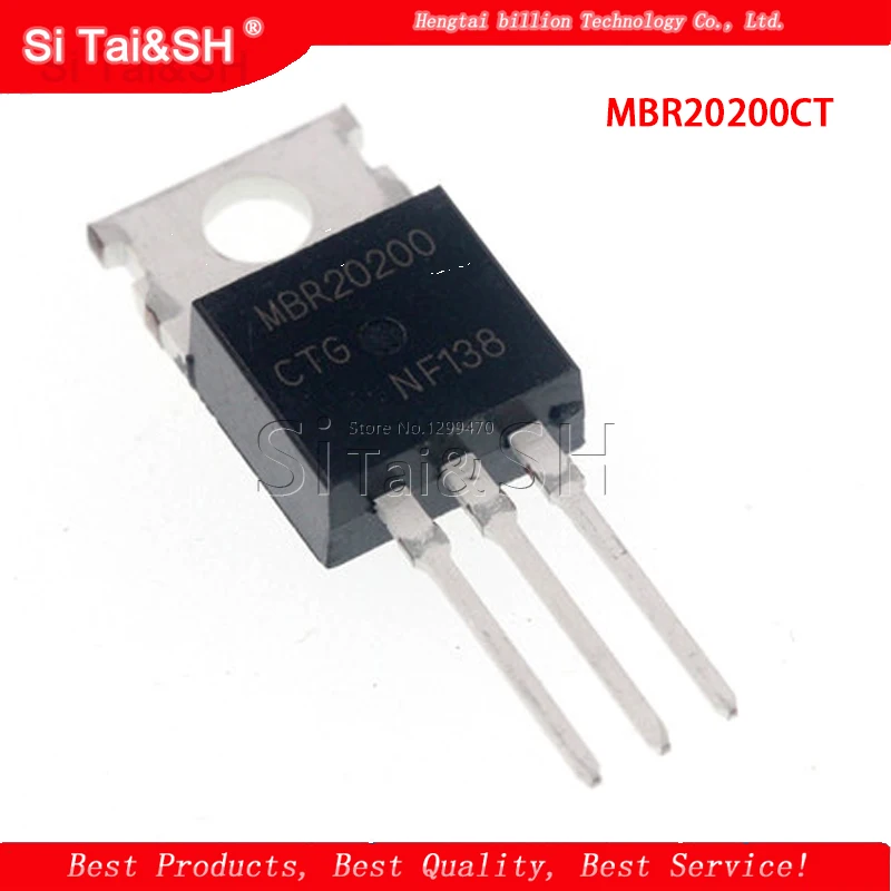 10PCS MBR20200CT MBR20200   20200CT Waterproof shell