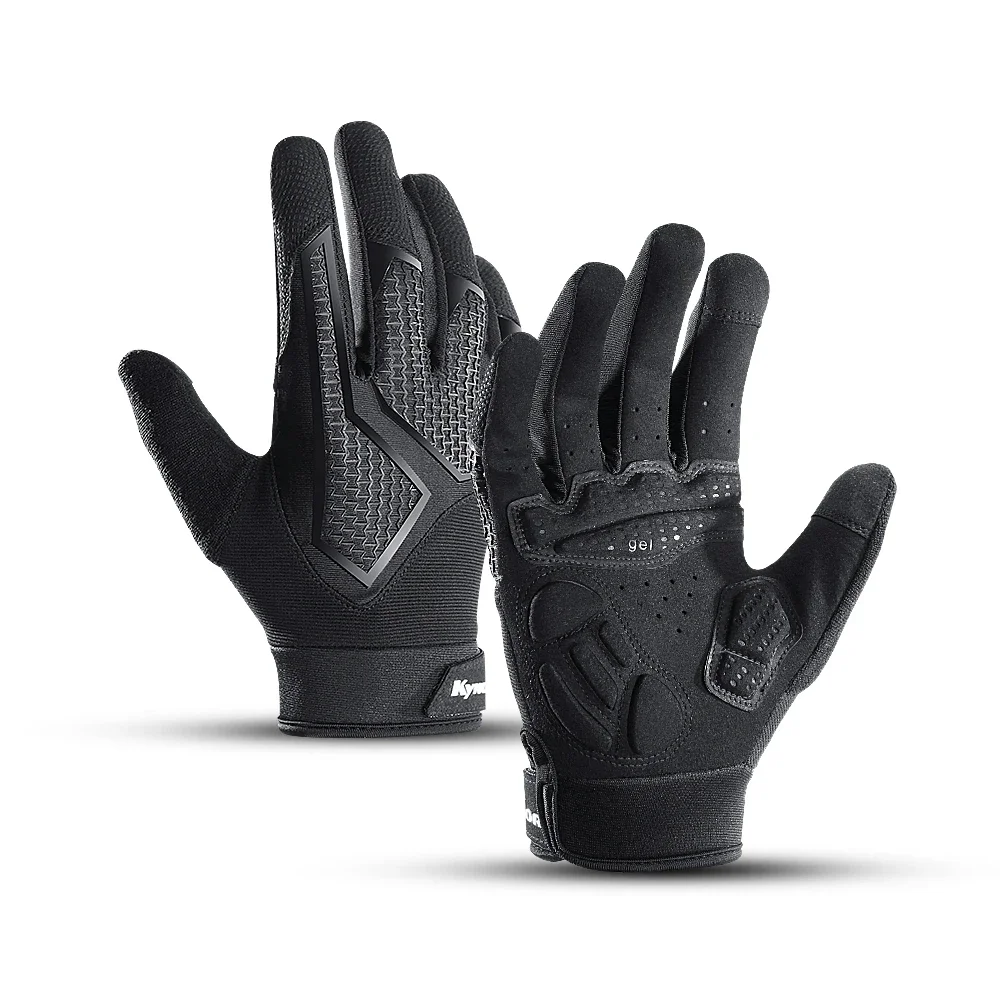 Primavera otoño MTB ciclismo guantes para conducir transpirable antideslizante absorción de golpes pantalla táctil guantes negros guantes de motocicleta hombres