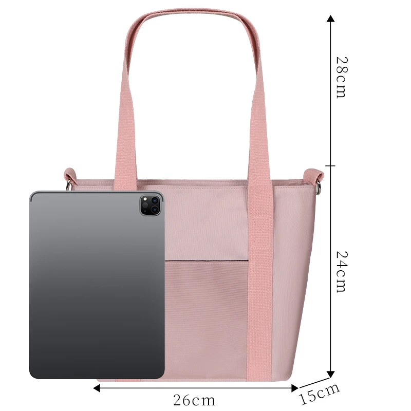 Buylor Luxury Designer Handbags Commuting Shoulder Bag Woman Large Canvas Tote Bag Waterproof Student High Capacity Computer Bag