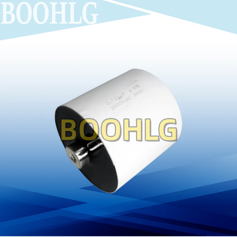 1PCS High-Frequency High-Current Resonant Capacitor 0.12UF 2000V AC 5000V DC 80A 58X54MM