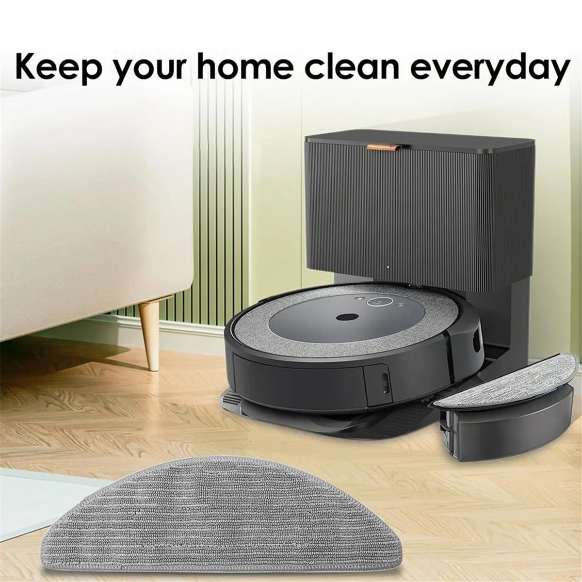 32 peças para irobot roomba combo série i3 + i5 i5 + j5 j5 + aspirador de pó rolo escova filtros escova lateral saco de pó mop almofada
