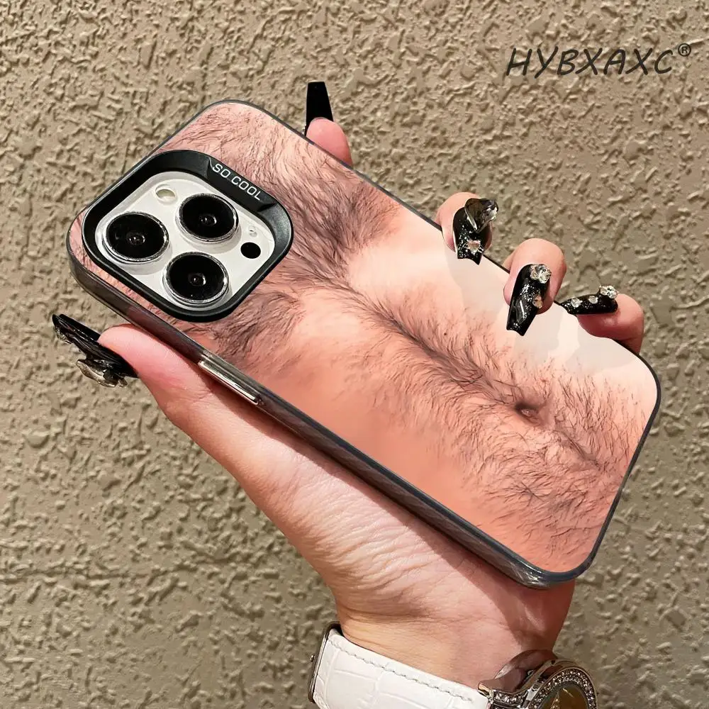 

Hairy Chest Funny Halloween Costume Dad Phone Case FOR IPhone 17 16 15 Pro MAX 14 Pro Plus Shell 17Air Silver Shell IMD Covers