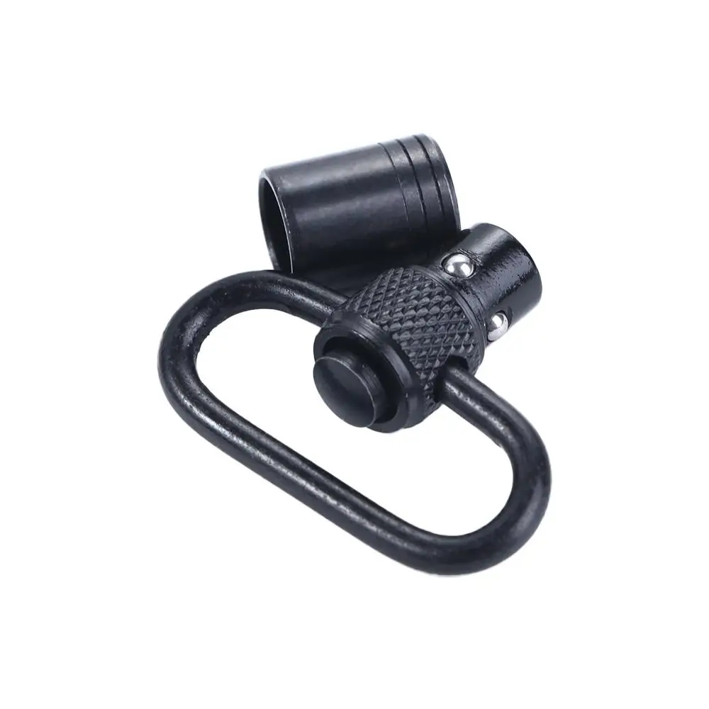 Metal Carabiner Knurled Sling Swivel Mount Ring Swivel Mount Quick Detach Release Strap Buckle