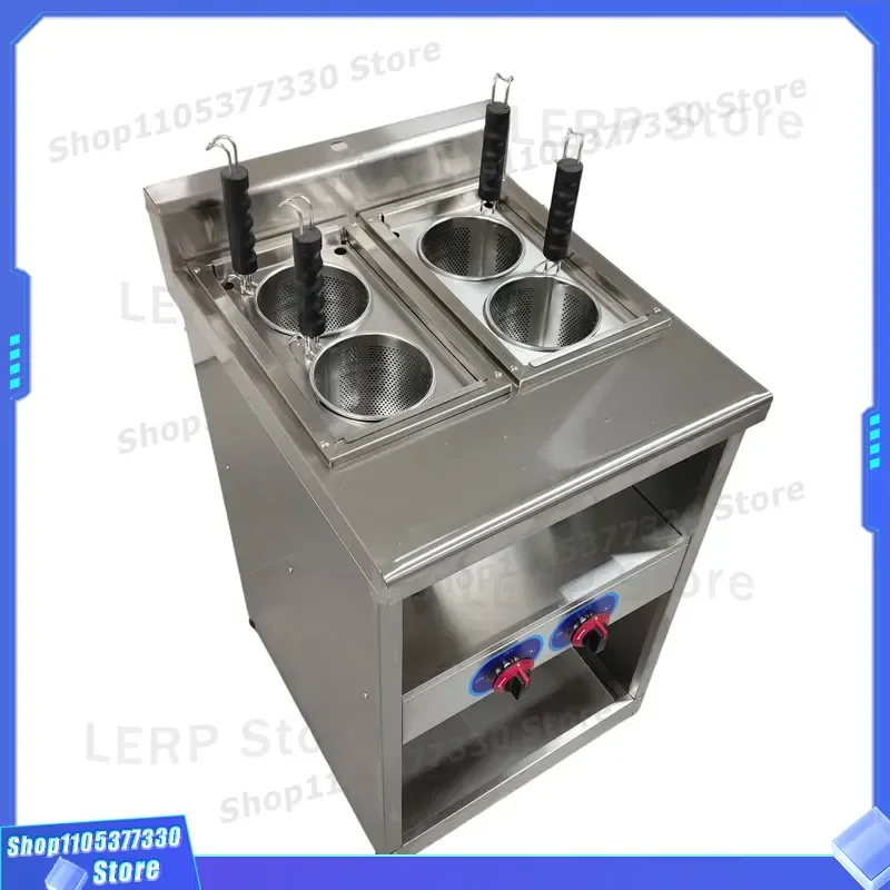 Commercial Vertical Gas Noodle Pot Stainless Steel Cooking Equipment for Restaurant Fast Food Kitchen Professional Boiler
