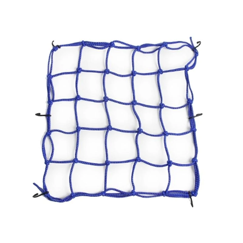 

Motorcycle Reflective Cargo Net 16"x16" Bungee Cargo Net Stretchable Luggage Thicken Netting FuelTank Helmets Mesh