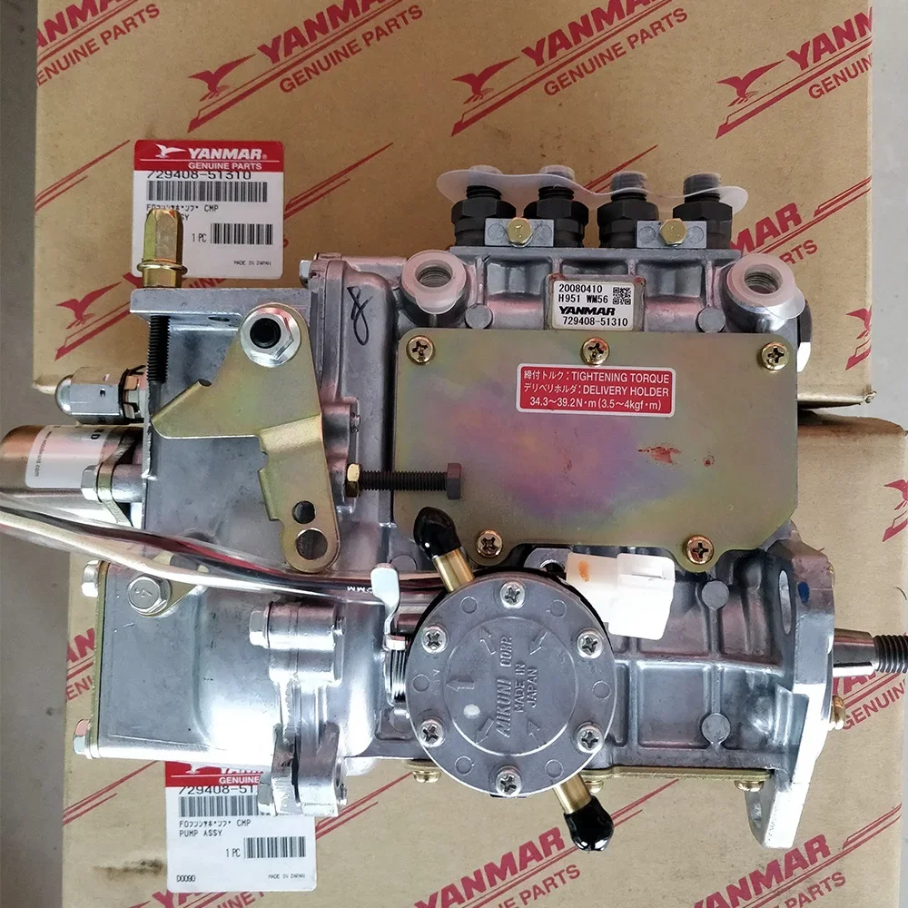 

729408-51310 4TNE84 4D88 4TNE88 4D84E Yanmar Fuel Pump For Komastu Engine Parts Yanmar Pump 3D84