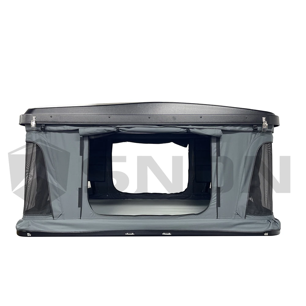 

SNDN Factory Price High Quality ABS Straight Open Hard Shell Car Rooftop Tent 4x4 Camper Lightweight Only 48KG Car Roof Top Tent