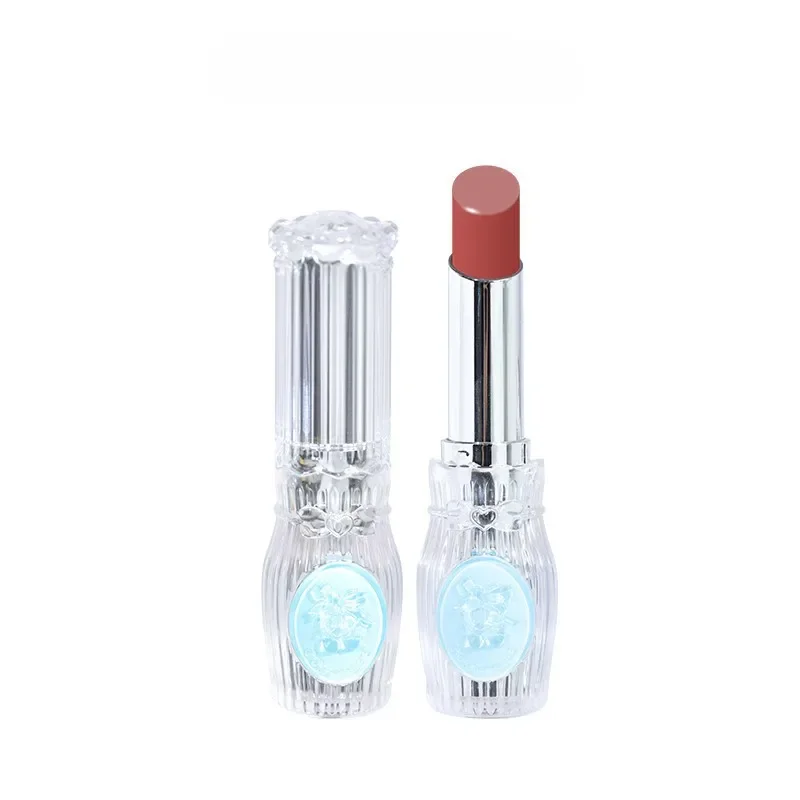 Gogotales Blue Sweet Pink Ballet Moisturizing Lipstick - Waterlight Mirror Finish Lip Glaze Resistant to Cup Sticking