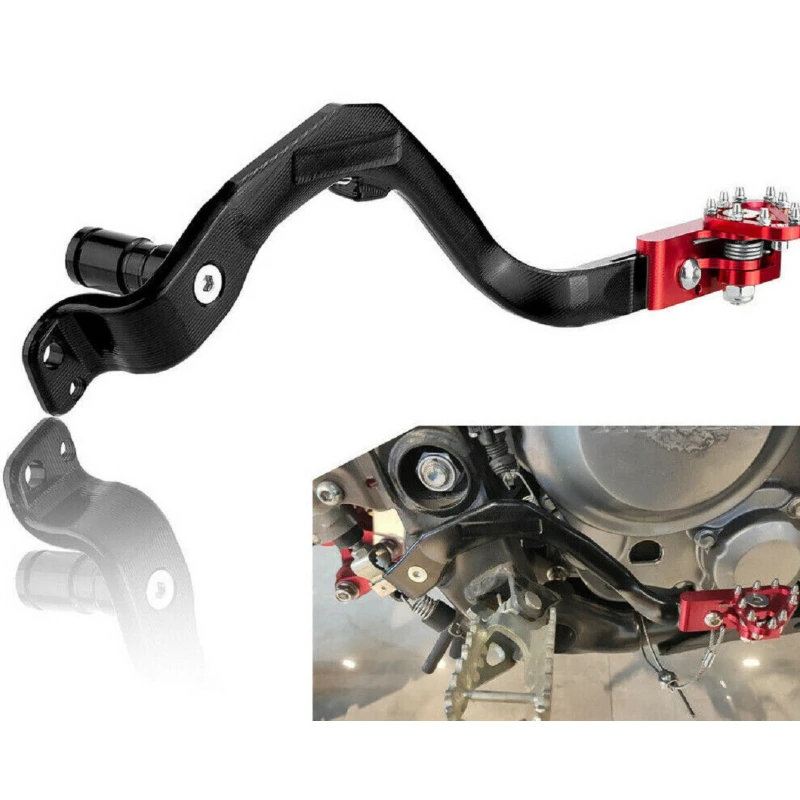 

Кованая задняя педаль тормоза с ЧПУ для Honda CRF300L CRF300LR 300L Rally 2021 2022 2023 2024, заменяет OE 46500-K1T-E10