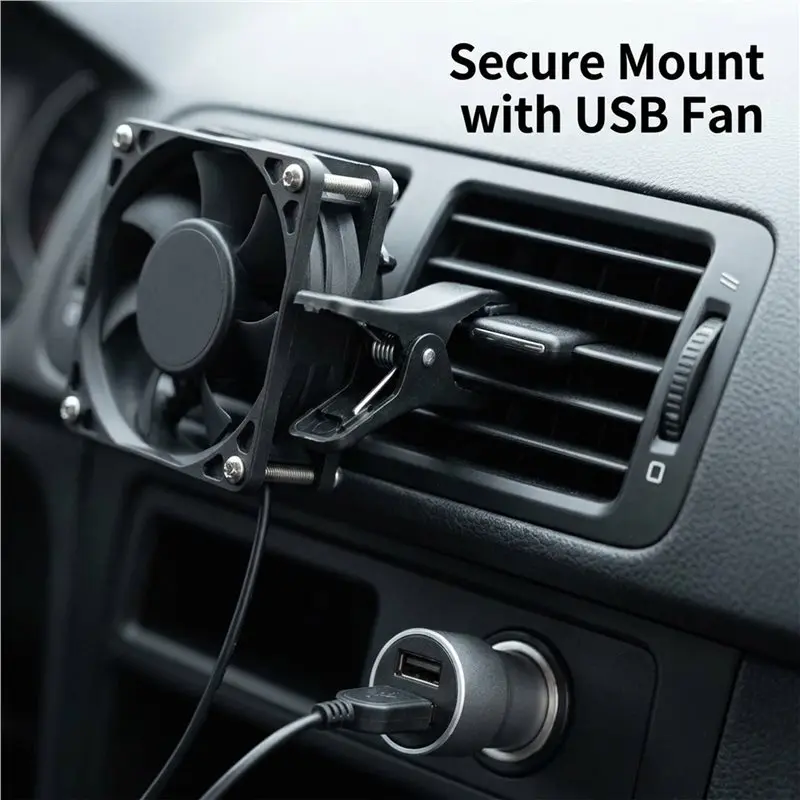 Foldable Car Vent Extender AC Outlet Adapter Air Vent Extension For RV For SUV Truck Back Seat Outdoor Tent Home Camping