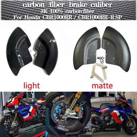 For Honda CBR1000RR CBR1000RR-R SP 100% carbon fiber wheel cover kit, air guide plate protection fairing, motorcycle accessories
