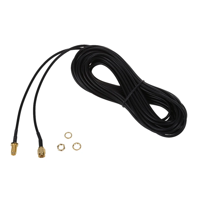 9 Meter Antenna RP-SMA Extension Cable For Wifi Router With Wifi Antenna 4G LTE Antena SMA 12Dbi Omni Antenne Male 5M