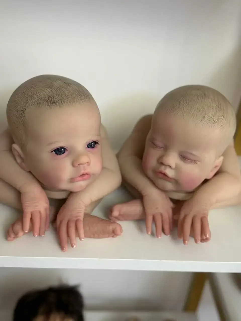 

St.Store индивидуальная ограниченная поставка 20 дюймов Reborn Baby Primrose Awake & Asleep окрашенный комплект DIY часть с тканевым корпусом Рождественский подарок