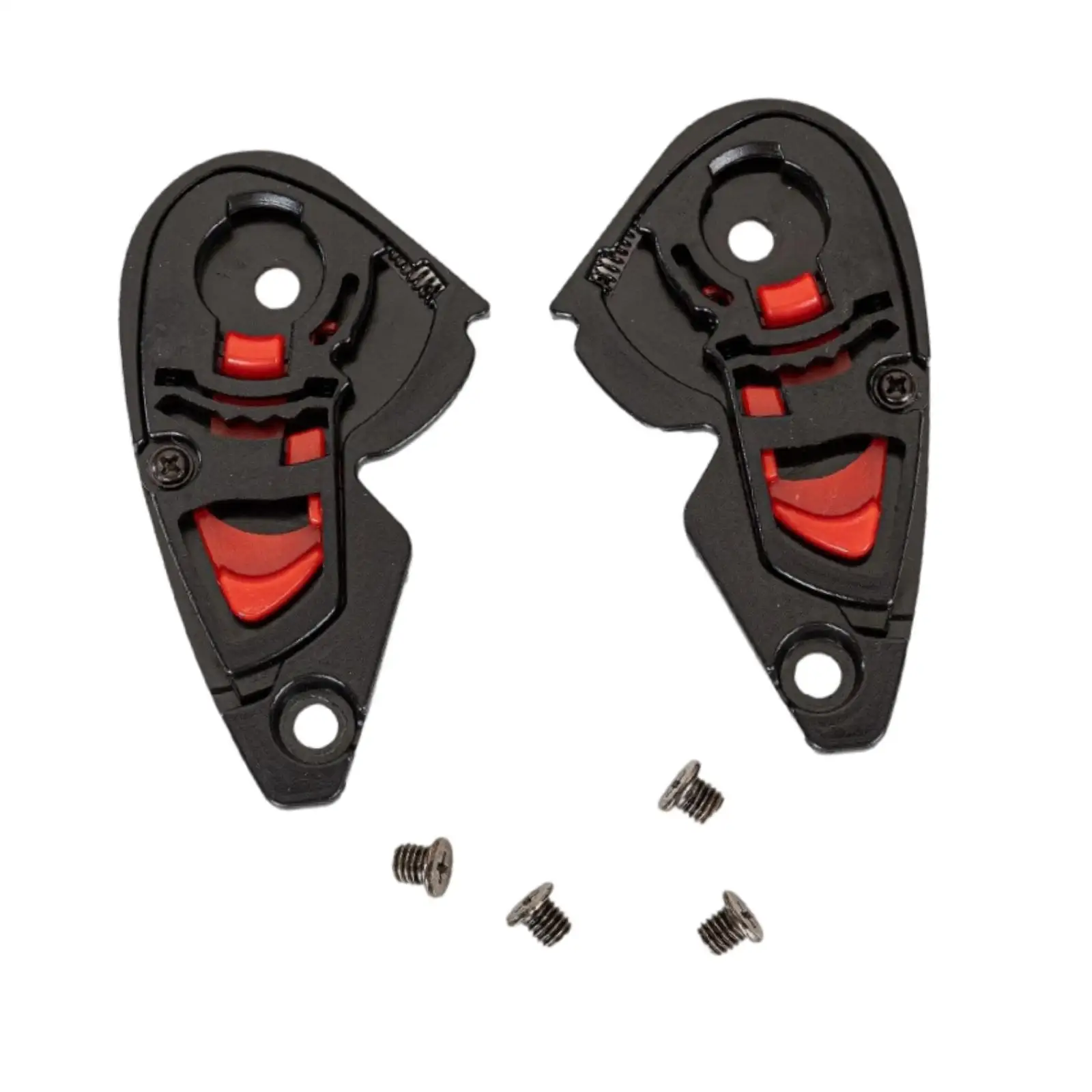 

2x Основание для крепления визора шлема, легкие и прочные высокопроизводительные черные аксессуары, базовая пластина для шлема Qike Qk111