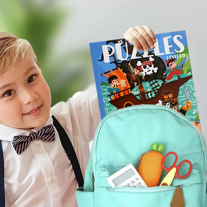 Puzzles magnétiques pour tout-petits, jeu pour garçons et filles, apprentissage althdrôle, puzzles de voyage pour enfants