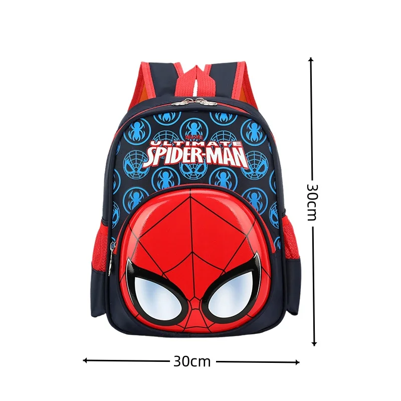 Cartoon anime SpiderMan Backpack Spider Man Children\'s waterproof schoolbag 3D cartoon pattern bag Outdoor children\'s travel bag