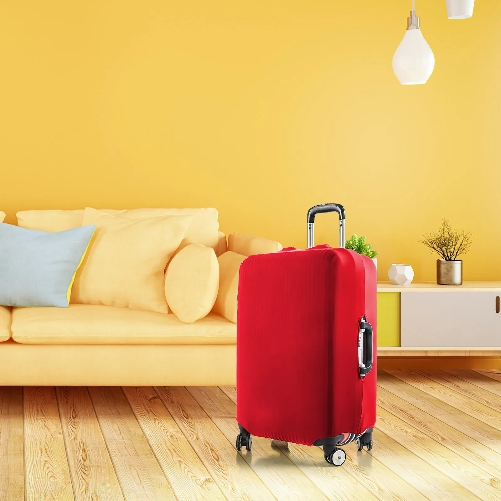 

Чехол для чемодана от пыли, защитный чехол для багажа 26-30 дюймов, эластичный пылезащитный чехол для дорожных чемоданов на колесиках