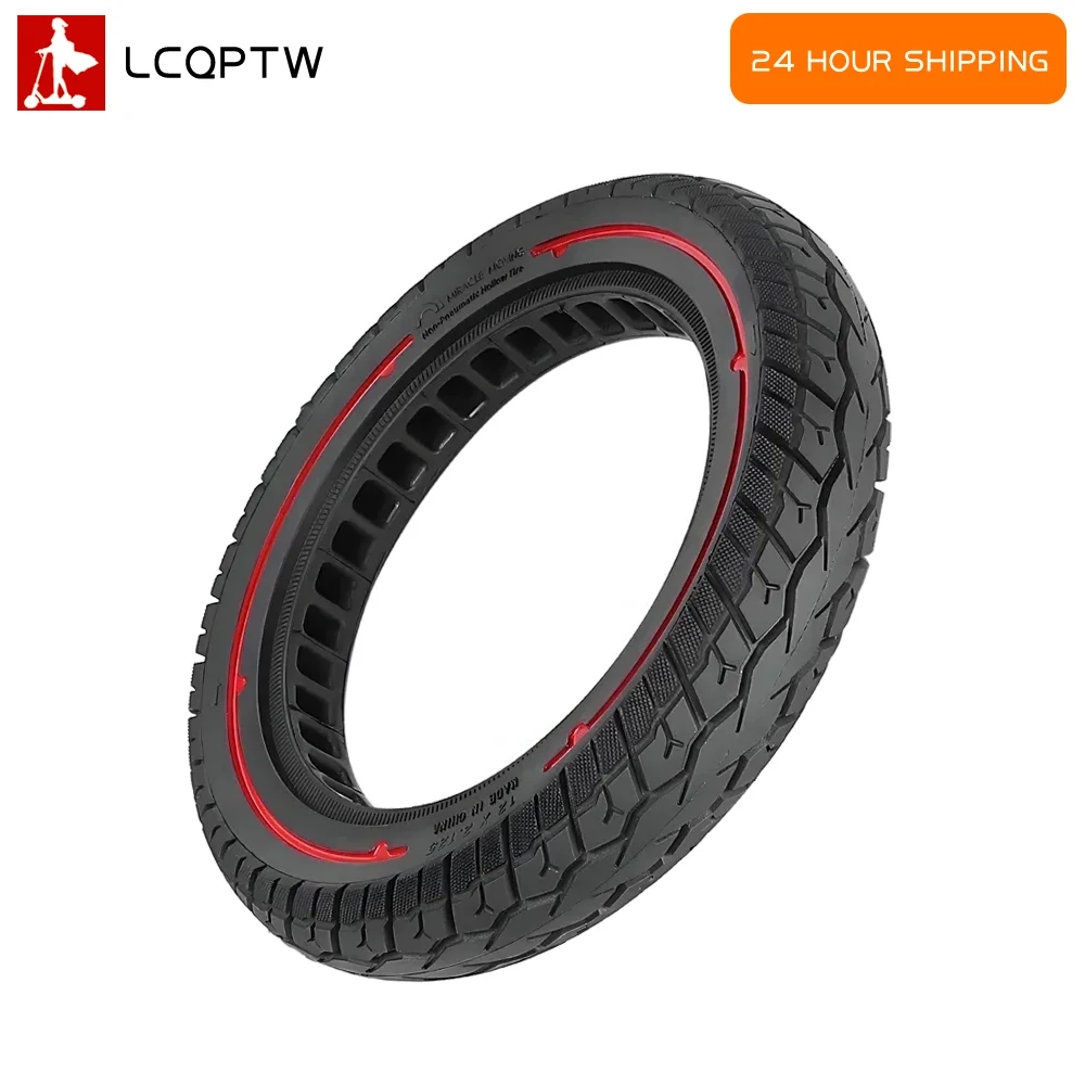 

Ненадувная твердая шина 12x2,12 12 дюймов - внедорожные взрывозащищенные противопрокольные шины для электрического скутера, шины для электрического велосипеда